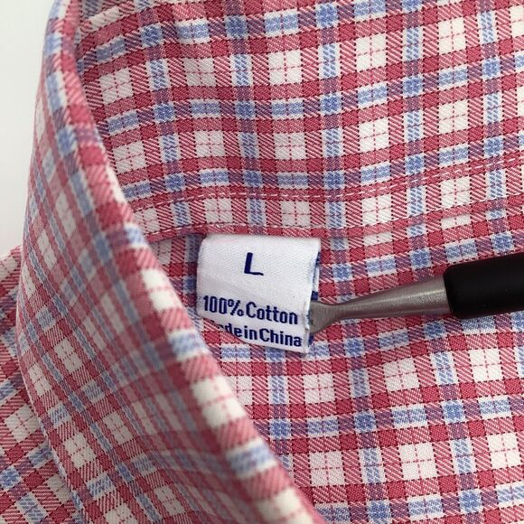 David‎ Donahue Mens Long Sleeve Button Up Shirt Size Large - Picture 5 of 6